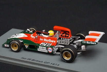 1:43 SPARK S7572 Iso IR #26 British GP 1973 model car