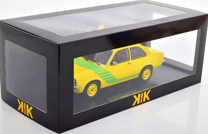 KKDC180673 KK Scale 1:18 Opel Kadett C Swinger 1973 Yellow/Green