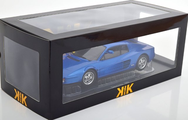 KKDC180503 KK Scale 1:18 Ferrari Testarossa Monospecchio 1984 Blue