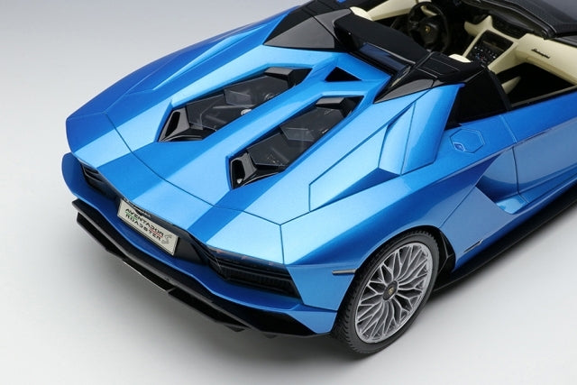 EML055A MakeUp EIDOLON 1:18 Lamborghini aventador S Roadster 2017 Blue Eye Gill