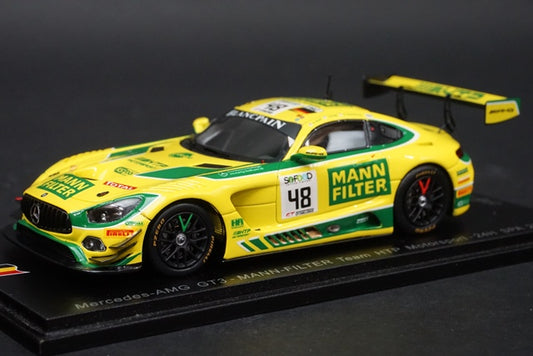 1:43 SPARK SB164 Mercedes AMG GT3 MANN-FILTER Team HTP Motorsport #48 24h SPA 2017