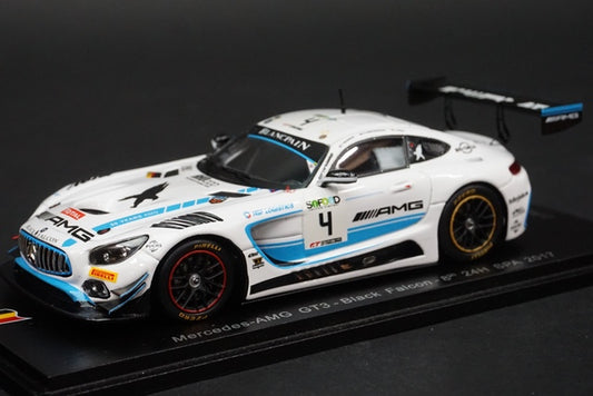 1:43 SPARK SB145 Mercedes AMG GT3 Black Falcon SPA 24h 2017 #4