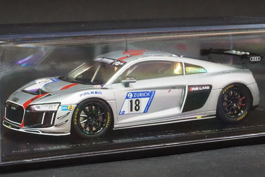 1:43 SPARK SG302 Audi R8 LMS GT4 Audi Sport Team Phoenix Nurburgring 24h 2017 #18 model car