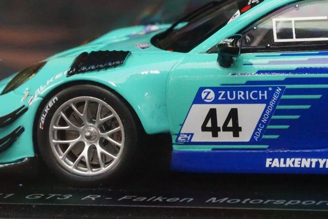 1:43 SPARK SG407 Porsche 911 GT3 R-Falken Nurburgring 24h 2018 #44