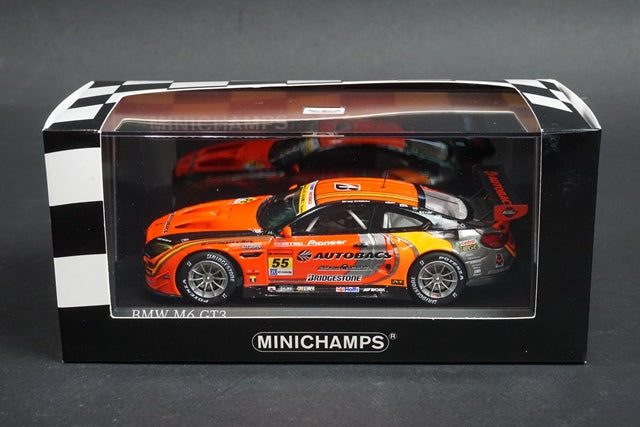 1:43 MINICHAMPS 447172655 BMW M6 GT3 Team Aguri #55 Takagi/Walkinshaw Super GT Series FUJI 2017