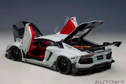 79241 AUTOart 1:18 LIBERTY WALK LB-WORKS Lamborghini Aventador Limited Edition (Metallic White)