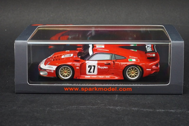 1:43 SPARK S5604 Porsche 911 GT1 Le Mans 24h 1997 #27 model car