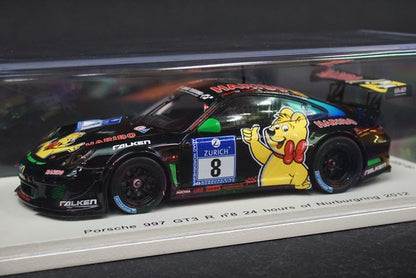 1:43 SPARK SG063 Porsche 997 GT3 R Nurburgring 24h 2012 #8 model car