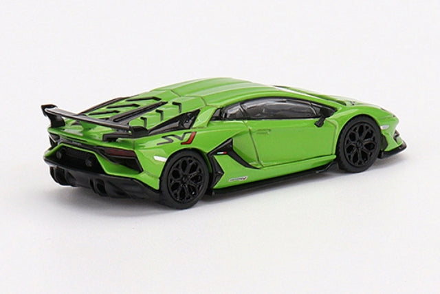 MGT00391-R TSM MINI-GT 1:64 Lamborghini Aventador SVJ Verde Mantis Green RHD