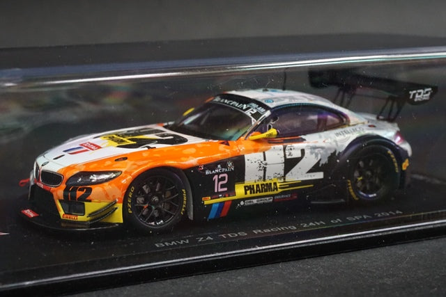 1:43 SPARK SB091 BMW Z4 TDS Racing SPA 24h 2014 #12 model car