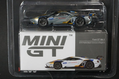 1:64 TSM MINI-GT MGT00293-MJC Ford GT Mk II Pebble Beach Concours d'Elegance 2019 LHD North America Limited Chase Car