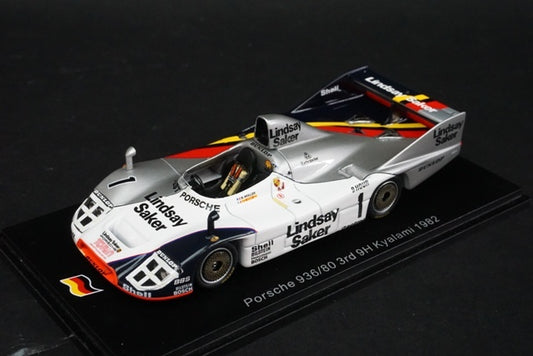 1:43 SPARK SG507 Porsche 936/80 #1 9h Kyalami 1982 B.Wollek G.Francia model car