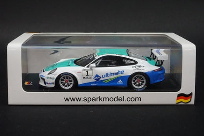 1:43 SPARK SG262 Porsche 911 GT3 Cup No.1 Carrera Cup Champion 2017