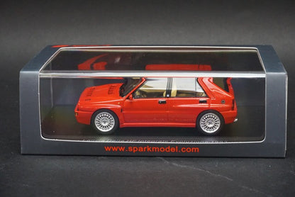 1:43 SPARK S8994 Lancia Delta HF Integrale Evolution 2 1993 Red model car