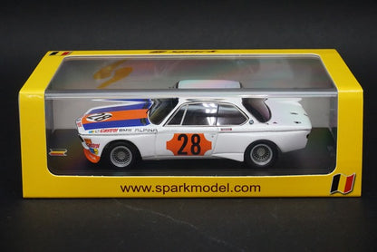 1:43 SPARK SB226 BMW CSL coupes de SPA Winner N.Lauda 1973 #28