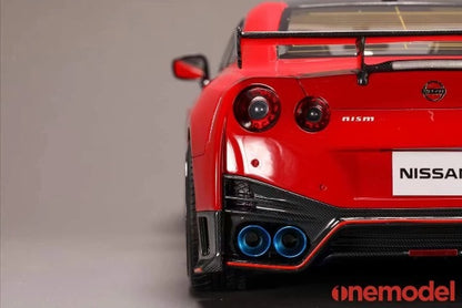 21C03-03 onemodel 1:18 Nissan 2020 GT-R NISMO Solid Red (Acrylic case included)