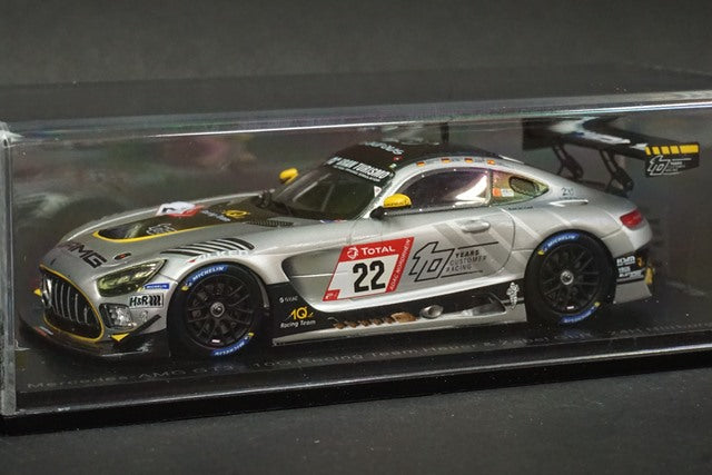 1:43 SPARK SG704 Mercedes AMG GT3 10Q Racing Team Hauer & Zabel GbR Nurburgring 24h 2020 #22