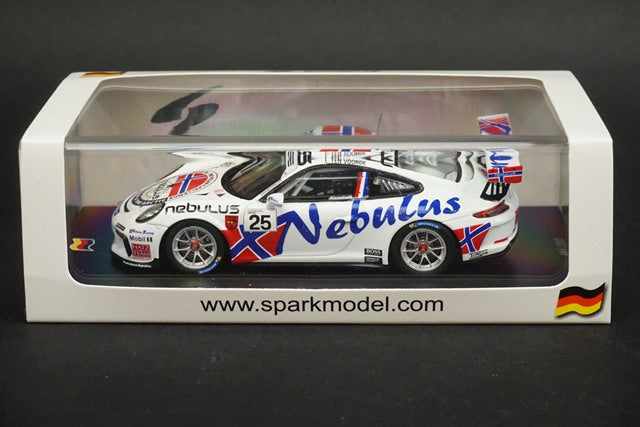 1:43 SPARK SG714 Porsche 911 GT3 Carrera Cup Germany Winner 2020 #25