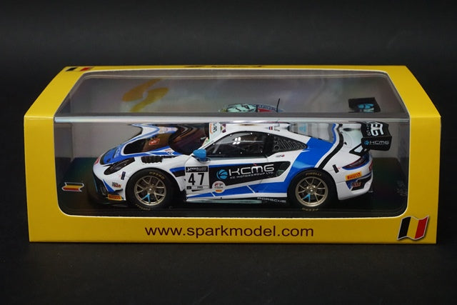 1:43 SPARK SB379 Porsche 911 GT3R KCMG SPA 24h 2020 #47 model car