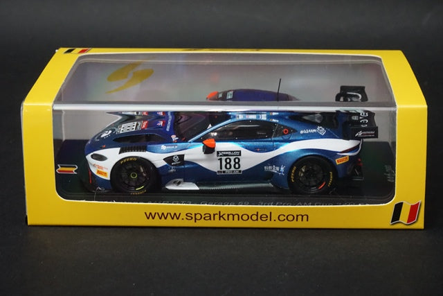 1:43 SPARK SB384 Aston Martin Vantage AMR GT3 Garage 59 3rd Pro-Am Cup SPA 2020 #188