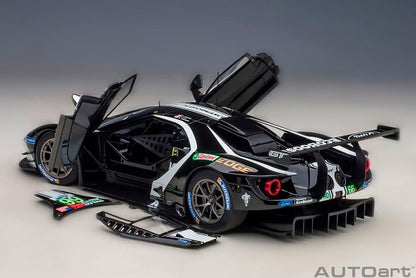 81910 AUTOart 1:18 Ford GT 2019 #66 Le Mans 24H LMGTE Pro Class Black / White