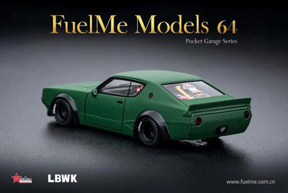 FM64007PG-02 Fuelme Models 1:64 Nissan Skyline LBWK KPGC110 Kenmeri Zero fighter