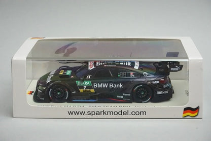 1:43 SPARK SG630 BMW Bank M4 DTM BMW TEAM RBM Hockenheim B.Spengler 2018 #7