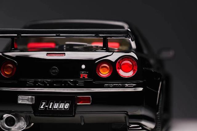 22A01-12 onemodel 1:18 NISMO R34 GT-R Z-tune Black WEB Limited