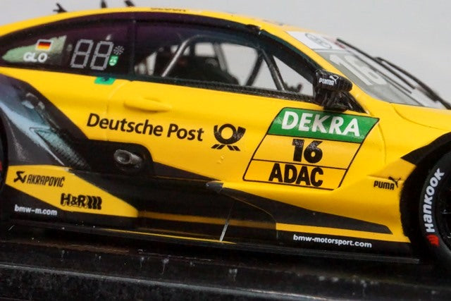 1:43 SPARK SG635 Deutsche Post BMW M4 DTM BMW TEAM RMR Hockenheim Race 2 Winner T.Glock 2018 #16