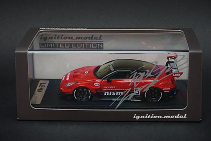 1:43 ignition model IG2731 LB Silhouette Works GT 35GT-RR Red/Black #5 Wataru Kato Figure Included Event & Online Limited