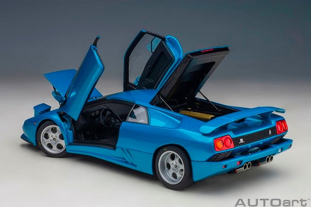 79156 AUTOart 1:18 Lamborghini Diablo SE30 BLU Sirema/Metallic Blue model car