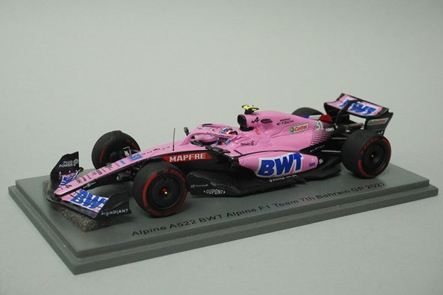 1:43 SPARK S8523 Alpine A522 Bahrain GP E.Ocon 2022 #31