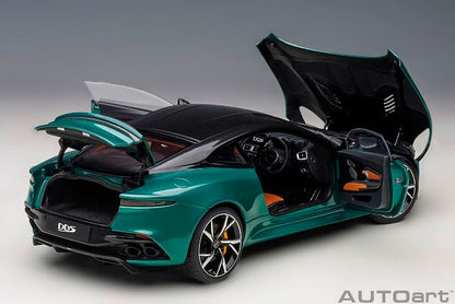 70297 AUTOart 1:18 Aston Martin DBS Superleggera (Metallic Green/Carbon Black Roof)