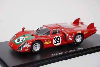 1:43 SPARK S4366 Alfa Romeo 33/2 Le Mans 1968 #39