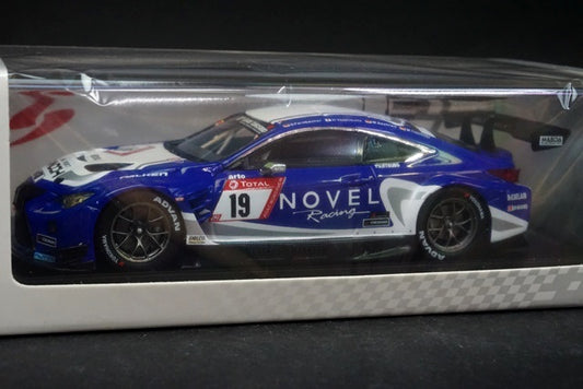 1:43 SPARK SG538 Lexus RC F GT3 RACING PROJECT BANDOH with Novel and Ring Racing Nurburgring 24h 2019 #19