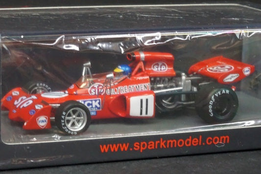 1:43 SPARK S7164 March 721X Belgian GP 1972 #11 R.Peterson