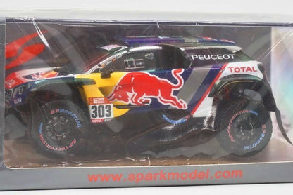 1:43 SPARK S5622 Peugeot 3008 DKR Maxi-Winner Dakar 2018 #303