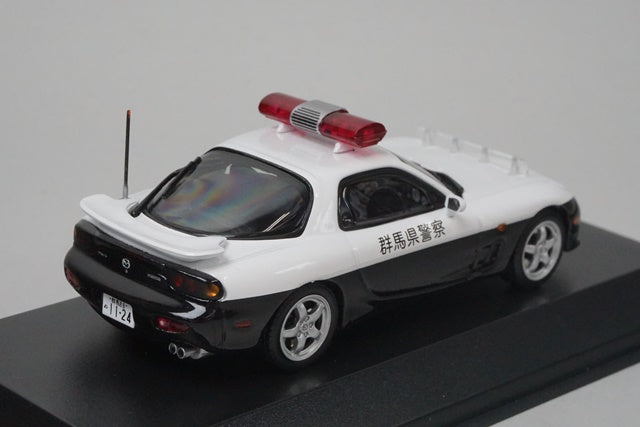 1:43 RAI'S H7439806 Mazda RX-7 Type RS 1998 Gunma Prefectural Police Highway Traffic Police Unit