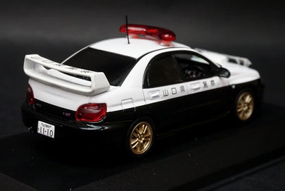 1:43 RAI'S H7430302 Subaru Impreza WRX STi 2003 Yamaguchi Prefectural Police Highway Traffic Police Unit Vehicle