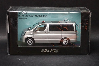 1:43 RAI'S H7430801 Nissan ELGRAND unmarked 2008 Kanagawa Prefectural Police Traffic Department Traffic Investigation Division