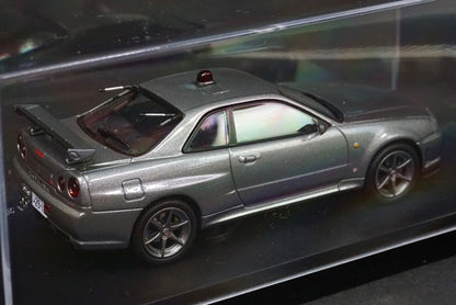 1:43 RAI'S H7430212 Nissan Skyline GT-R V spec II (R34) 2002 Saitama Pref.