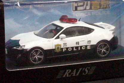 1:43 RAI'S H7431409 Toyota 86 2014 Metropolitan Police Publicity Event Vehicle Tomica Police