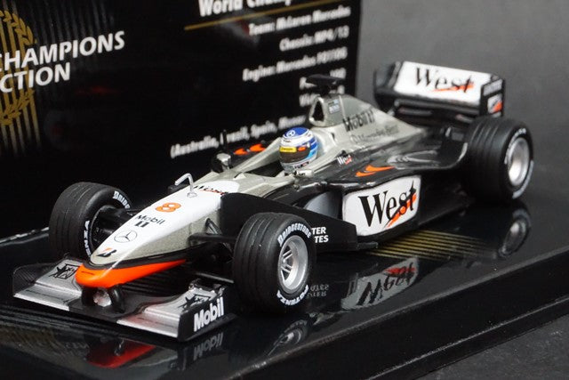 1:43 MINICHAMPS 436980008 McLaren Mercedes MP4/13 1998 World Champion #8 M.Hakkinen