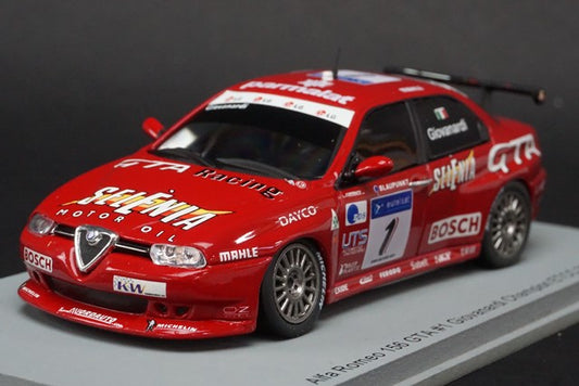 1:43 SPARK S0451 Alfa Romeo 156 GTA ETCC 2002 Champion #1 F.Giovanardi