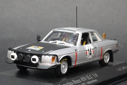 1:43 MINICHAMPS 430793914 Mercedes 450 SLC 5.0 Safari Rally West Africa 1979 #14 Mikkola/Hertz