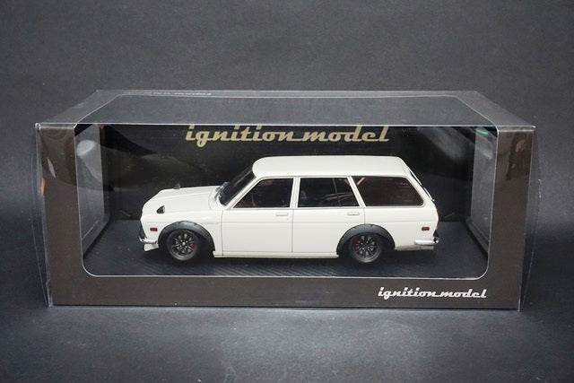 1:18 ignition model IG2220 Datsun Bluebird (510) Wagon White