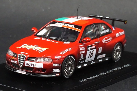 1:43 SPARK S0477 Alfa Romeo 156 WTCC 2006 #16 Gianni Moribidelli