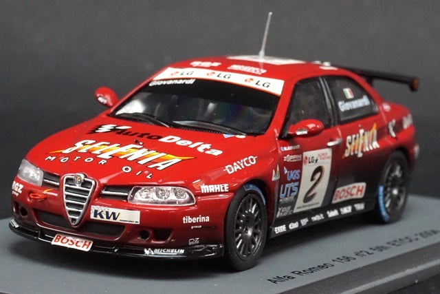 1:43 SPARK S0464 Alfa Romeo 156 ETCC 2004 #2 Fabrizio Giovanardi