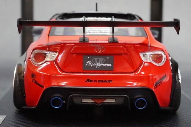 1:18 ignition model IG2666 LB nation Toyota 86 Works Full Complete ver.1 Black/Red