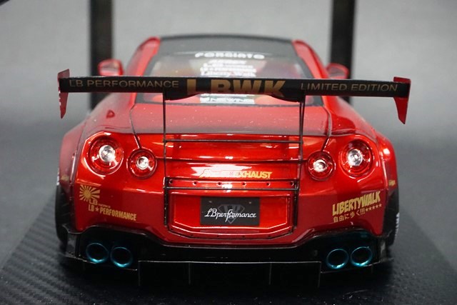 1:18 ignition model IG2341 LB-works Nissan GT-R R35 Type2 Red